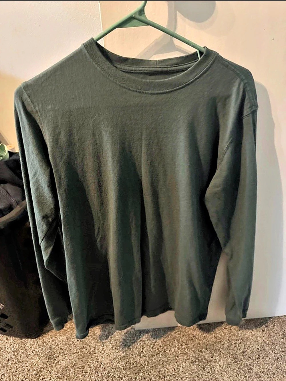 Carhartt Loose Fit Heavyweight Long-Sleeve T-Shirt Green Medium